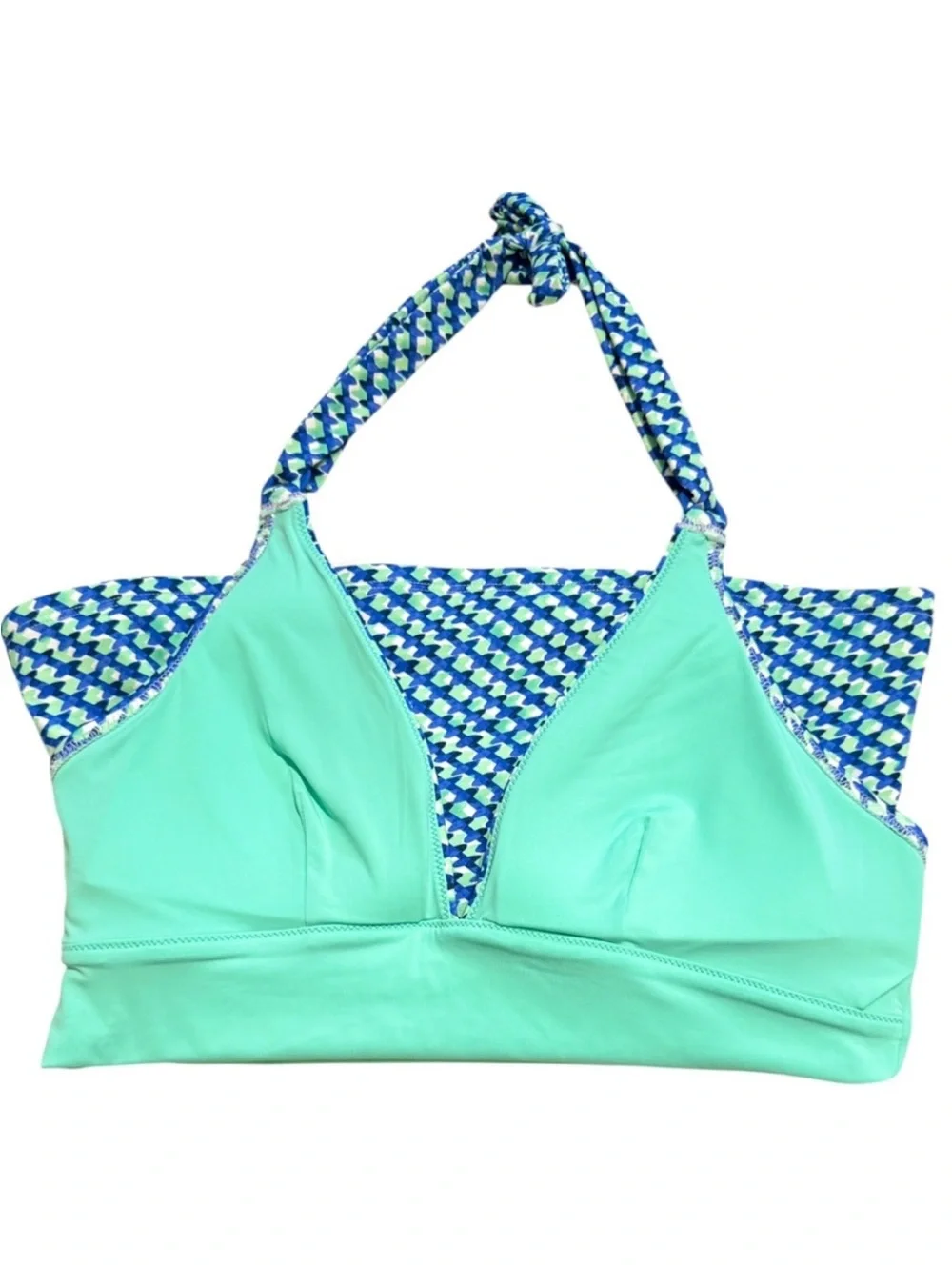 Tommy Bahama Palm Modern Mosaic Pool Ring Tankini Top